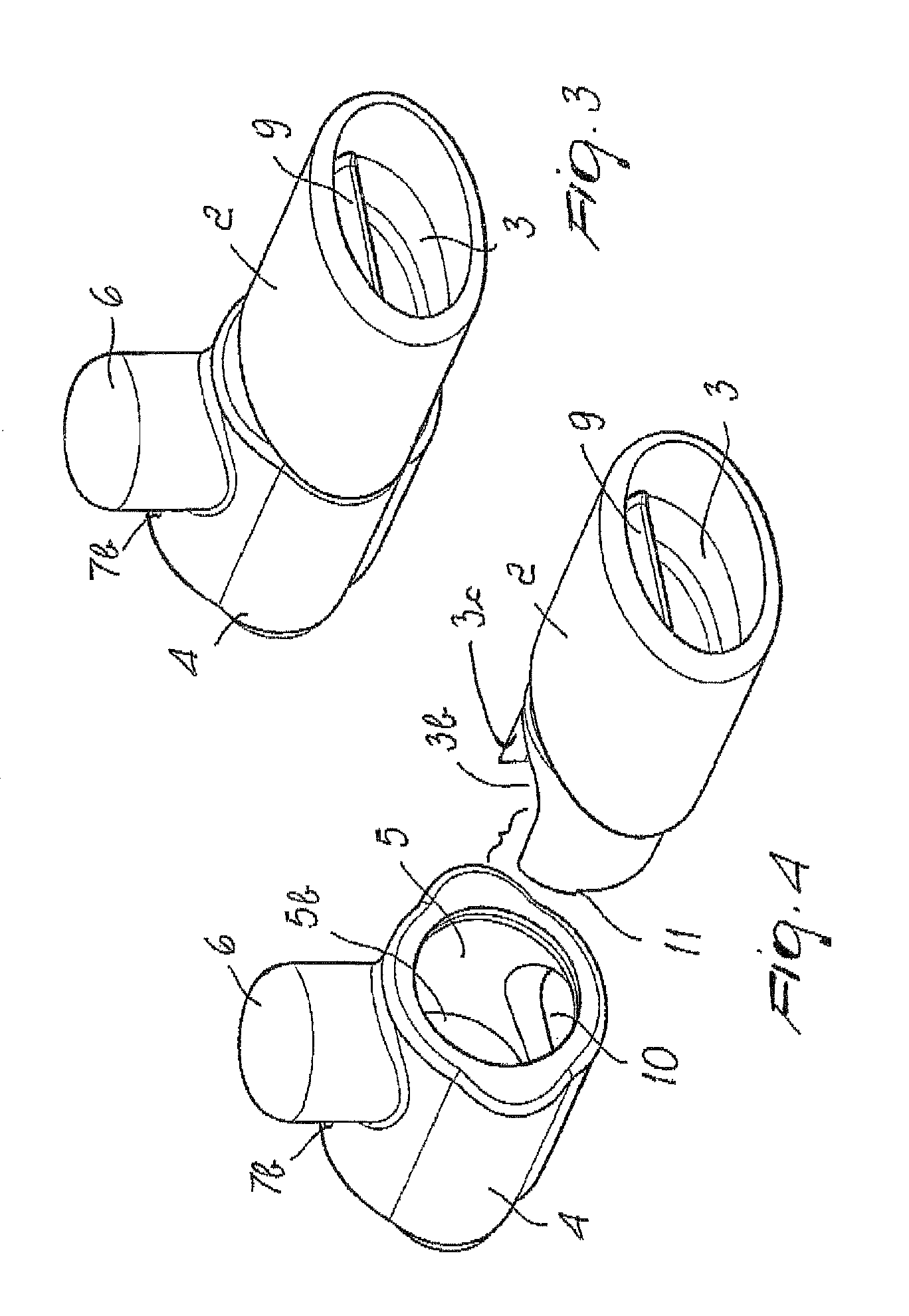 Inhaler for preparations in powder form