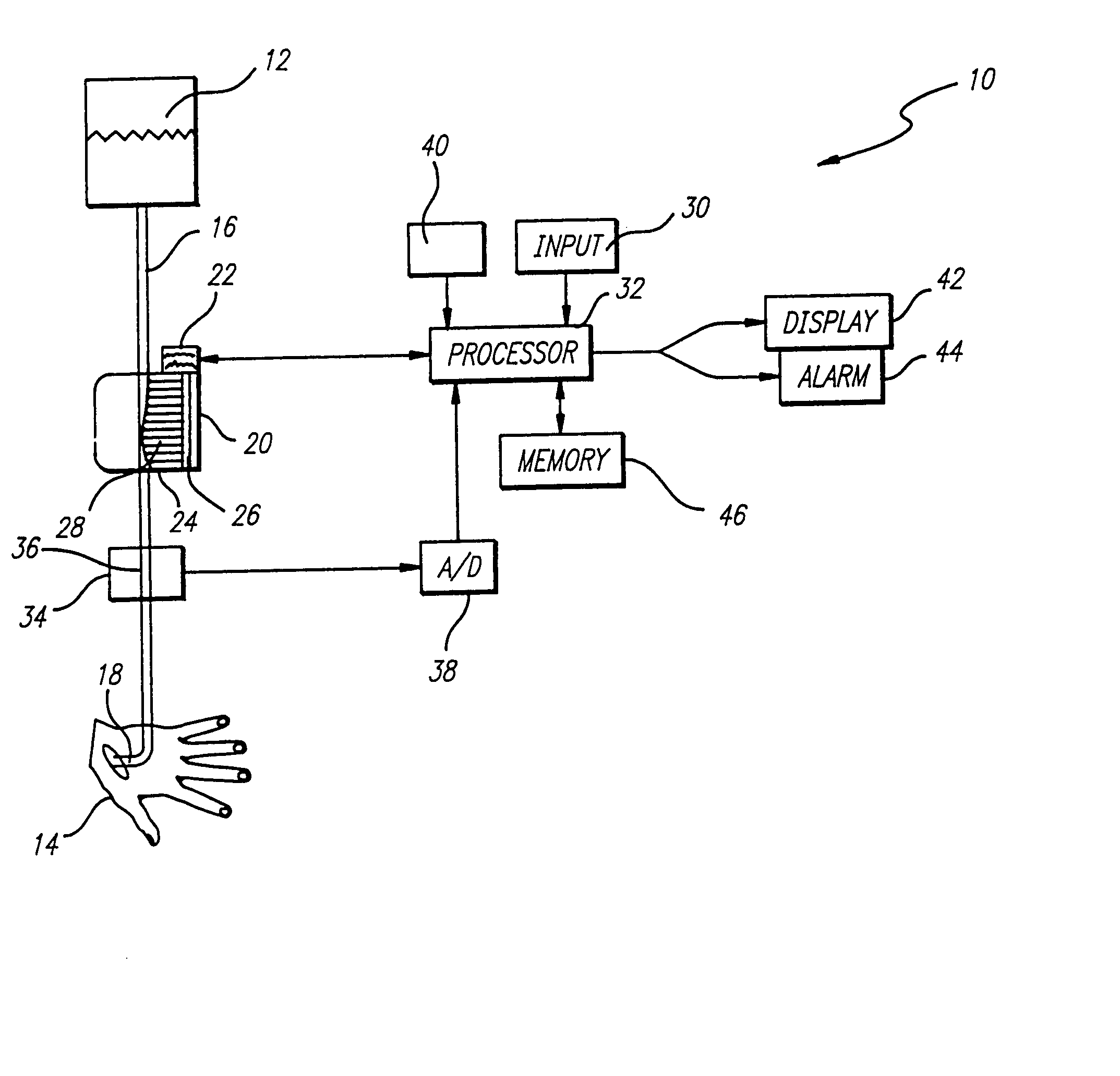 Apparatus and method for air-in-line detection