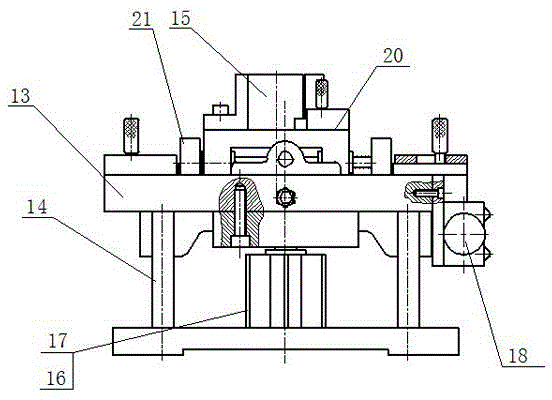 Welding and positioning clamp for electromagnetic driving component