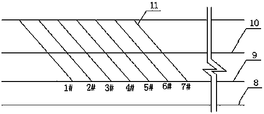 A method for roof cutting, pressure relief and roadway protection of the withdrawal passageway at the end of coal mining face