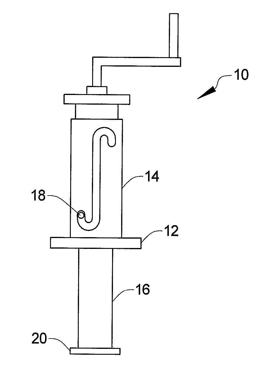 Telescoping jack unit