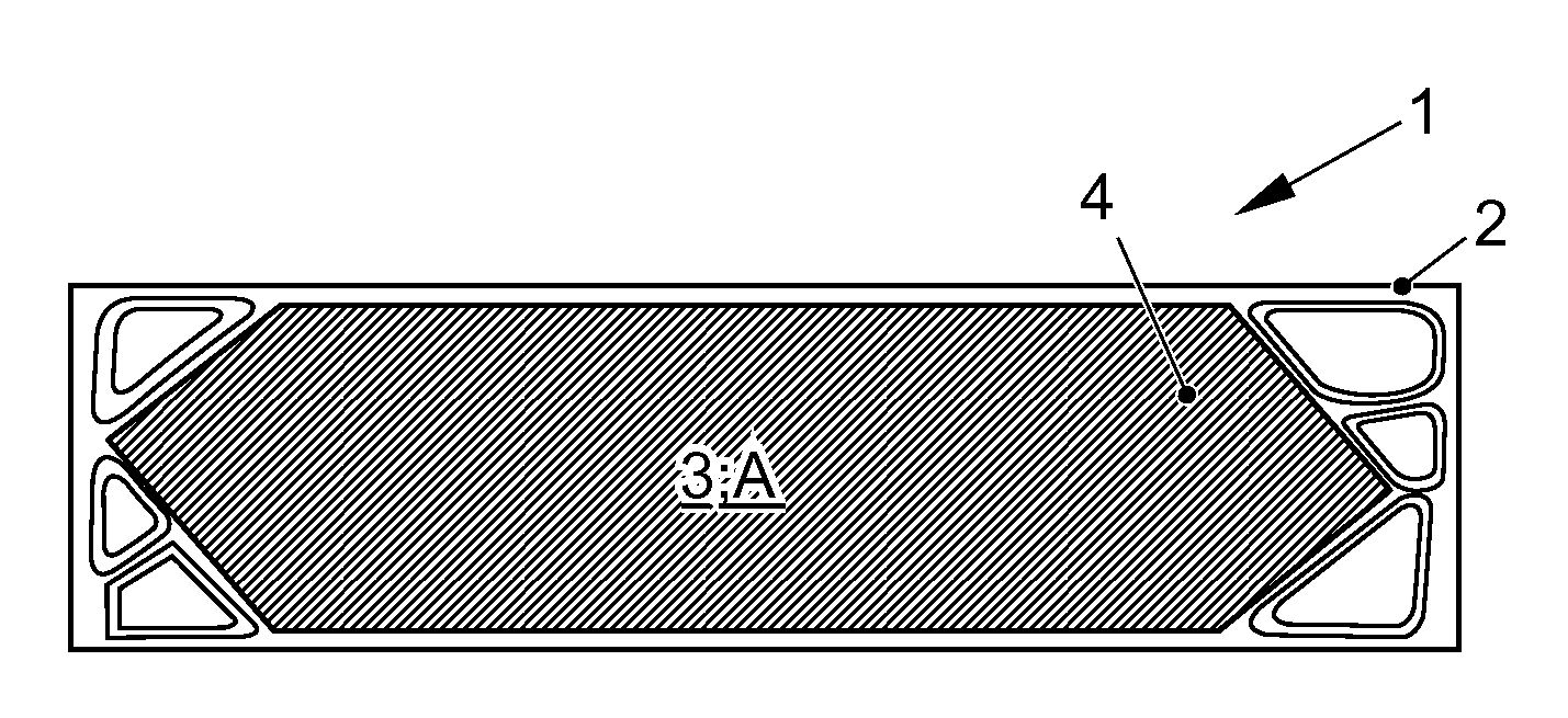 Membrane electrode assembly comprising a gas diffusion layer in pressed sealing element, and production apparatus for and method of manufacturing a membrane electrode assembly