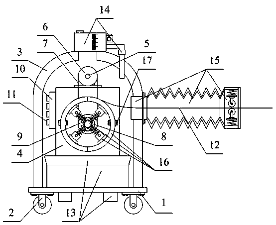 Winding and storage device for producing chemical fibers