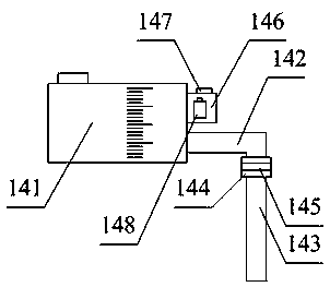Winding and storage device for producing chemical fibers
