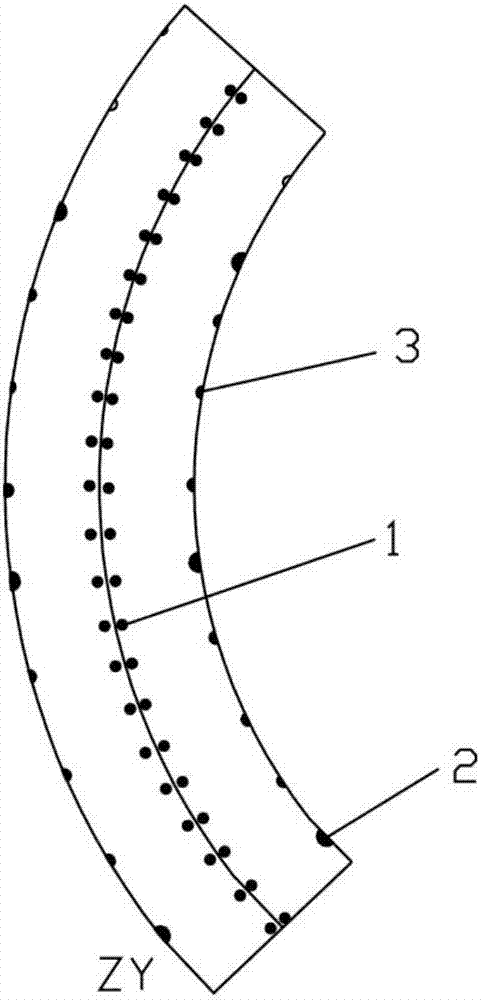 Design method of low-level road tunnel bend induction system