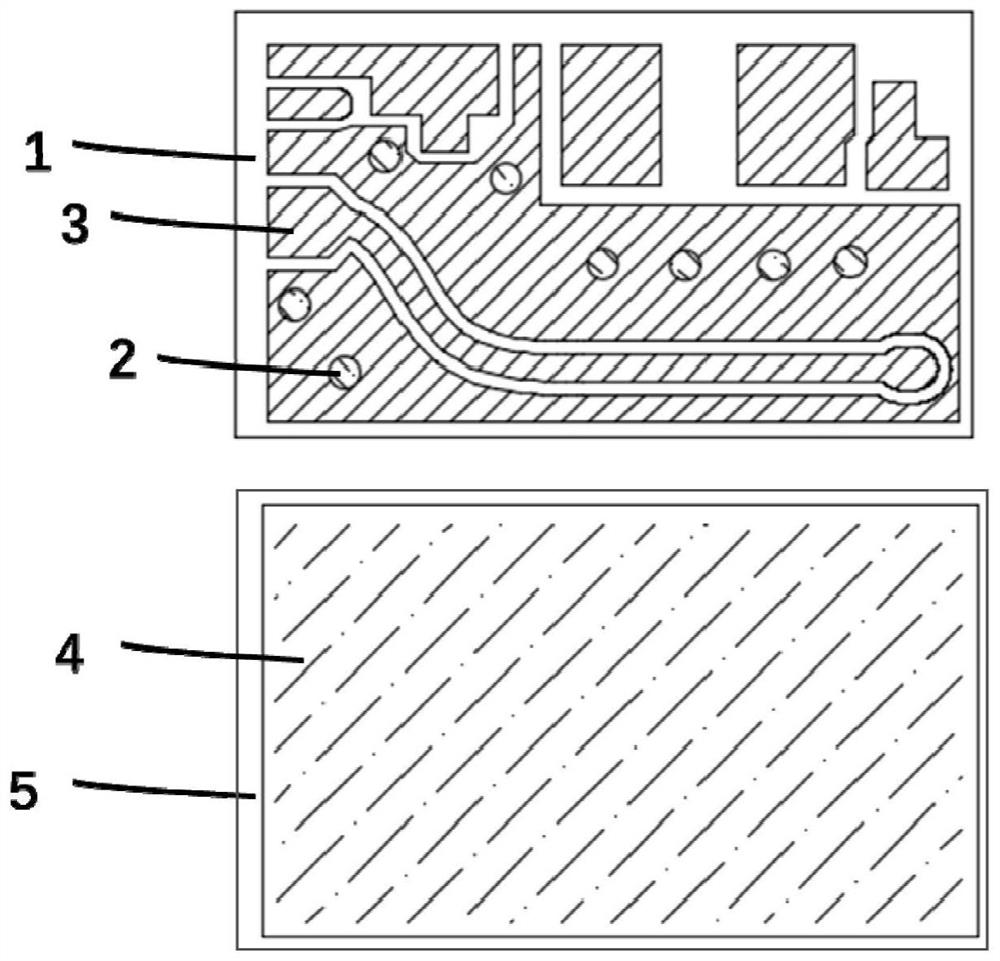 Composite substrate for packaging high-speed laser chip