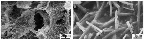 Preparation method of light heat-insulating mullite nanofiber aerogel