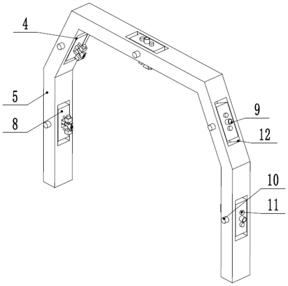 Intelligent unmanned car washer high-pressure spraying system and using method