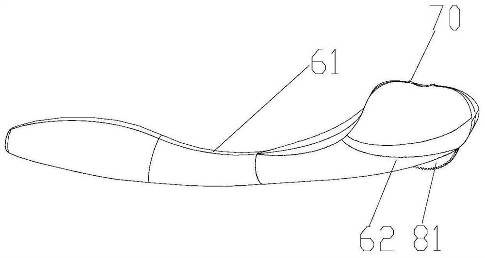 Glaucoma drainage device and injector thereof
