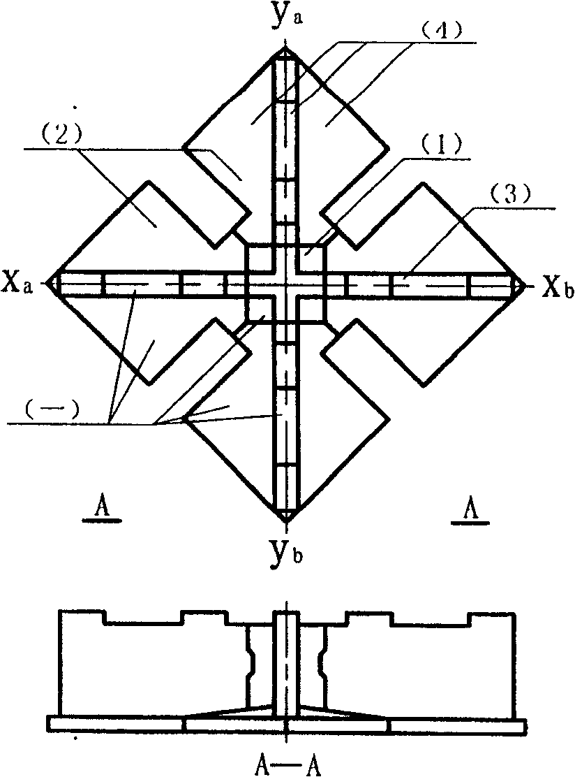 New type base for mast type mechanical equipment