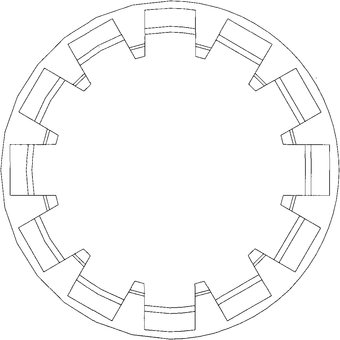 Retainer of spherical thrust roller bearing for rolling mill