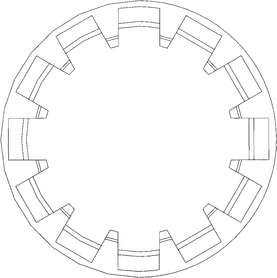 Retainer of spherical thrust roller bearing for rolling mill