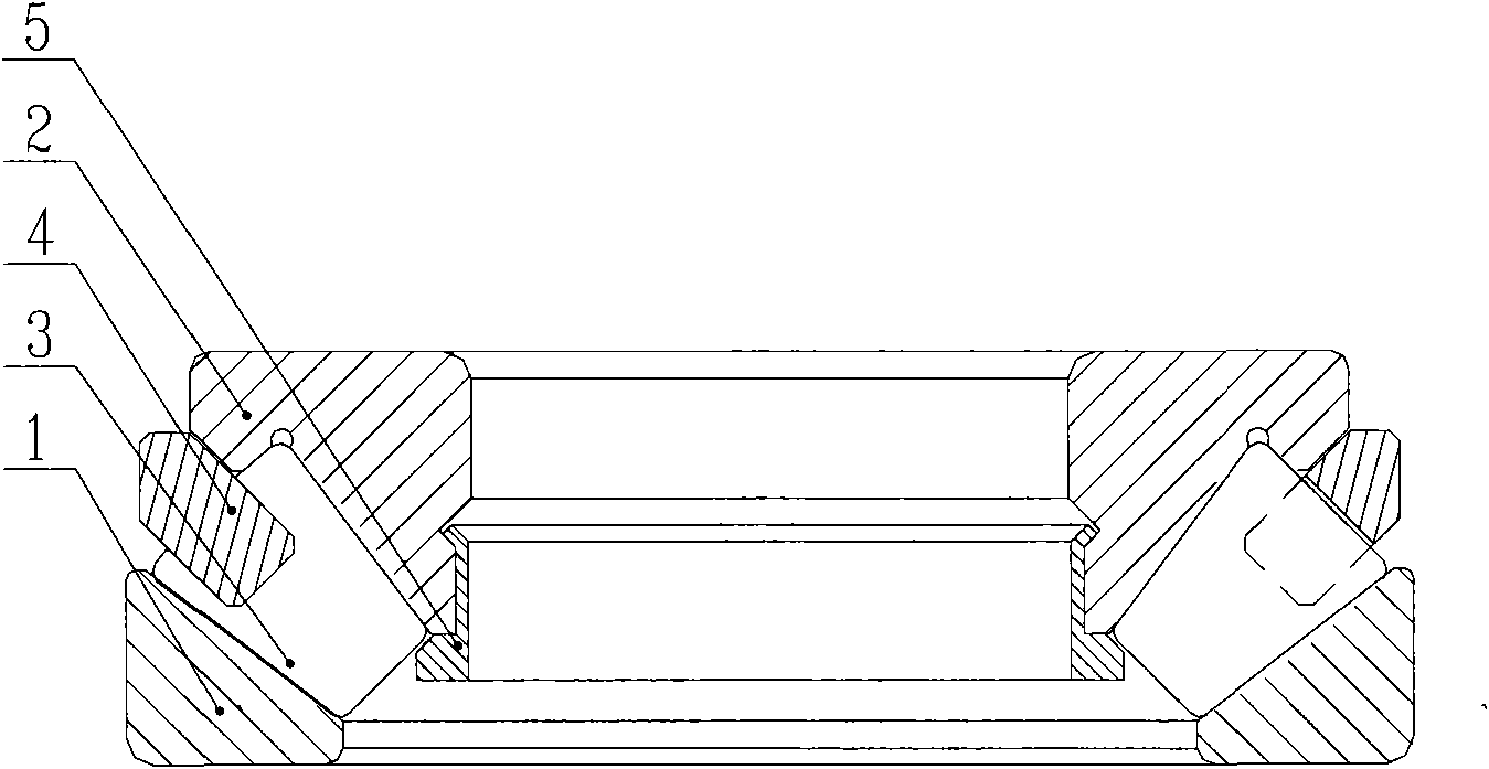 Retainer of spherical thrust roller bearing for rolling mill