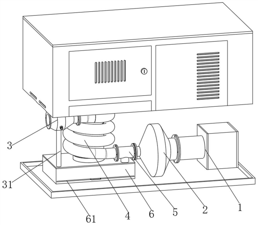 High-speed centrifugal air compressor capable of pressurizing air inlet