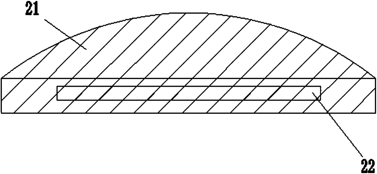 An automatic return laser positioning system for unmanned aerial vehicle, unmanned aerial vehicle