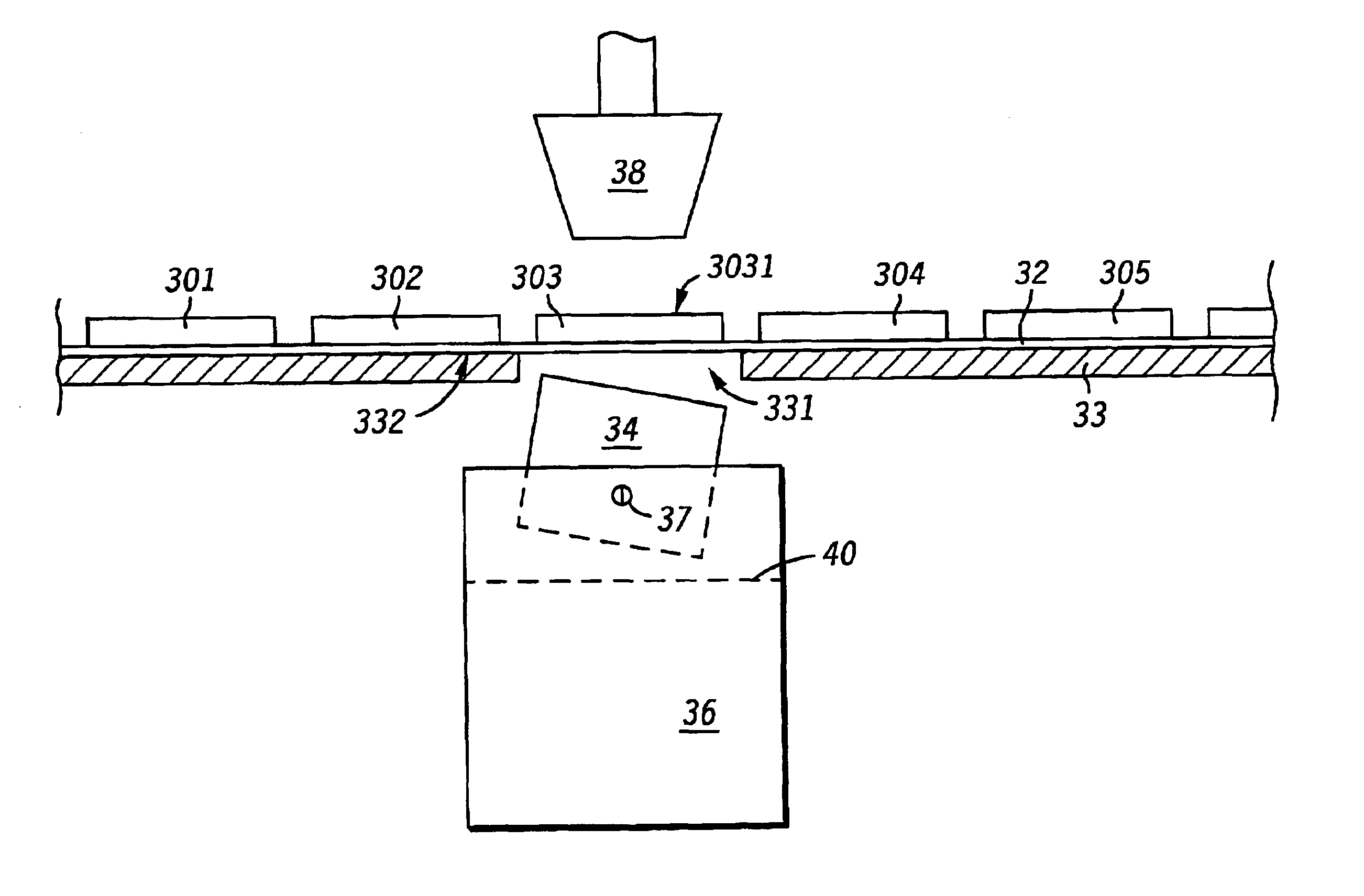 Process for disengaging semiconductor die from an adhesive film