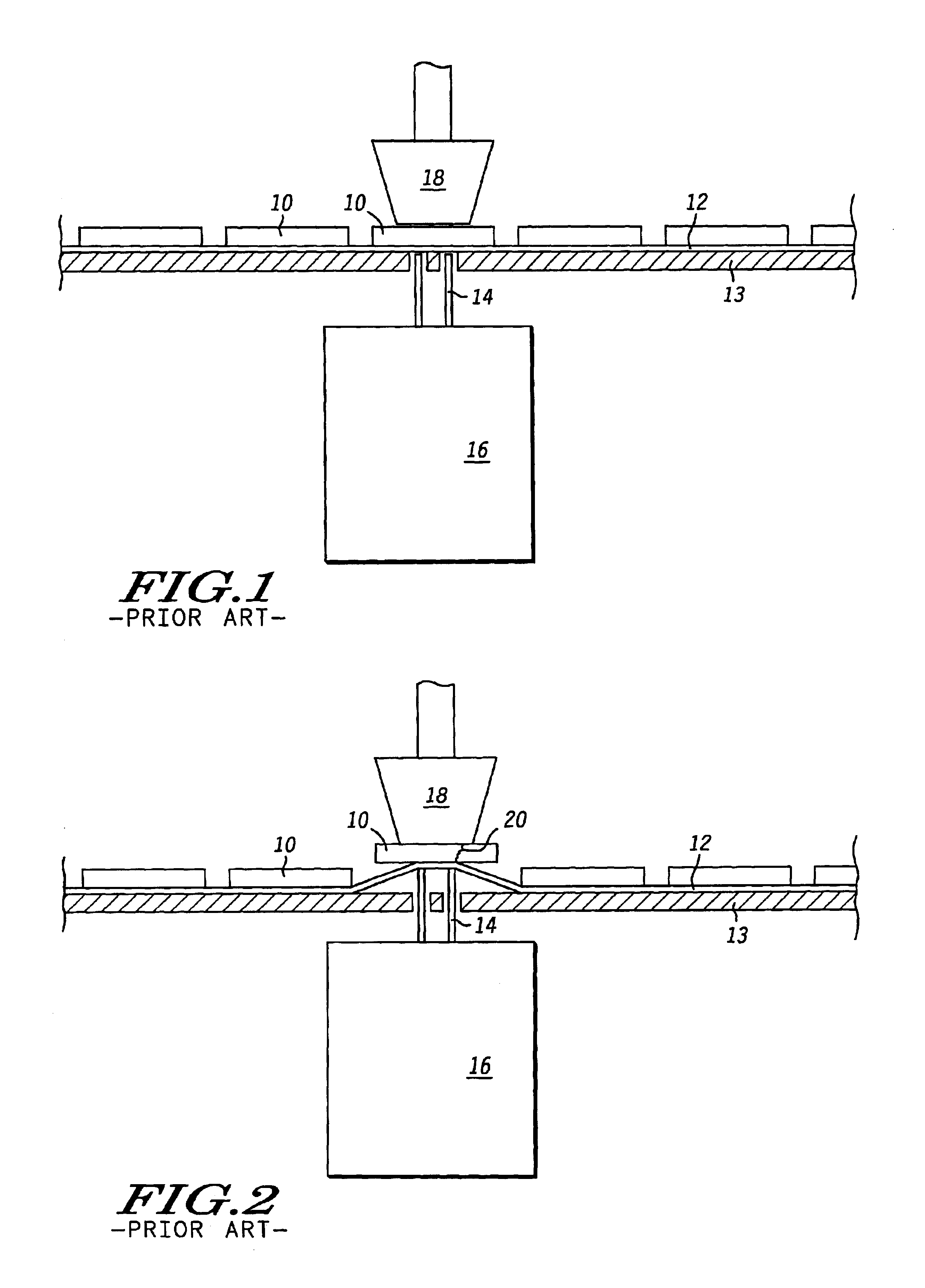 Process for disengaging semiconductor die from an adhesive film