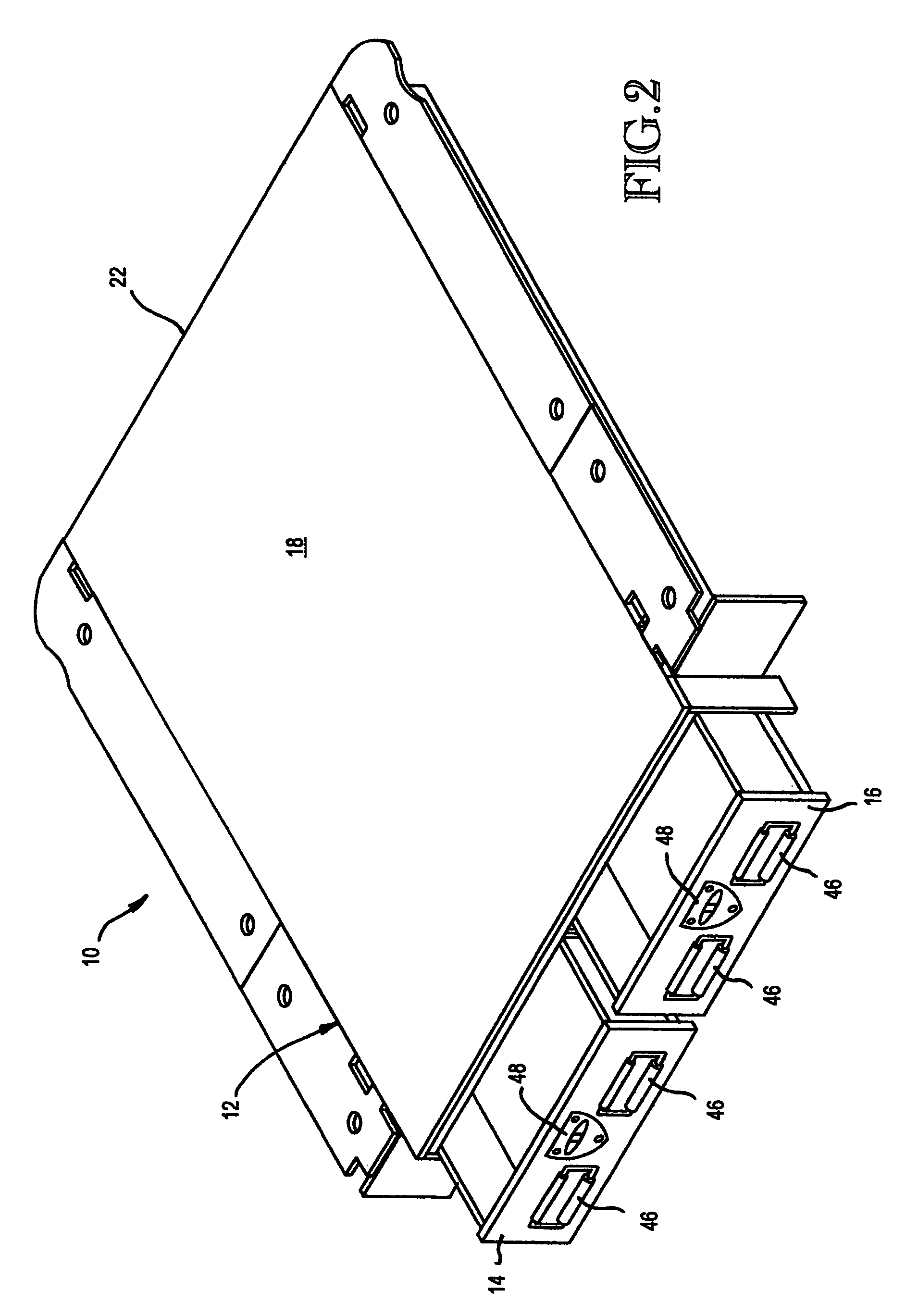 Water-resistant storage system for pickup trucks and utility vehicles