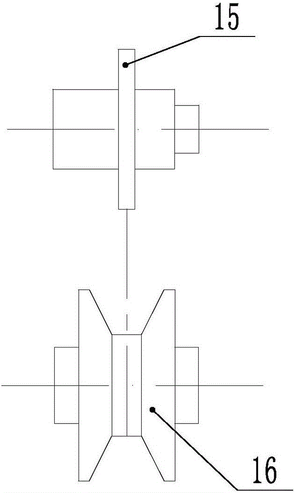 Breaking machine for door strip type sealing rubber strip containing double reinforced steel belts