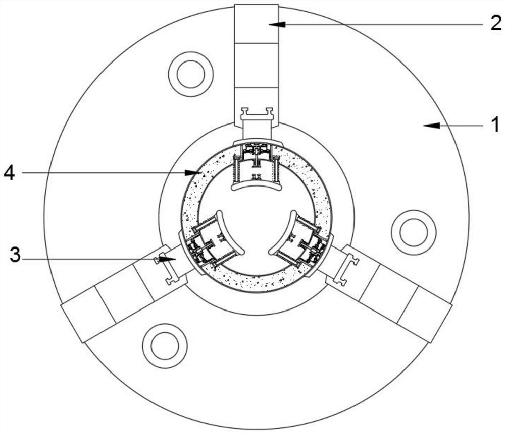 Bearing outer ring machining device