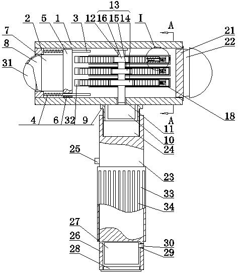 Nerve percussion device for neurology