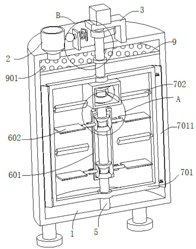 Equipment for efficiently removing COD in breeding wastewater