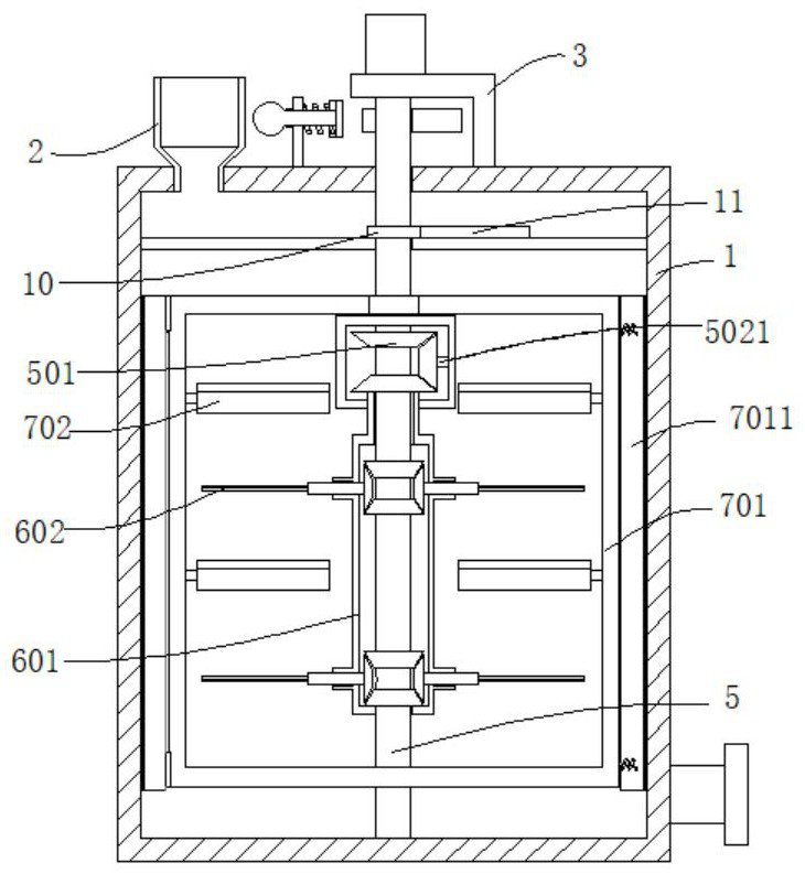 Equipment for efficiently removing COD in breeding wastewater