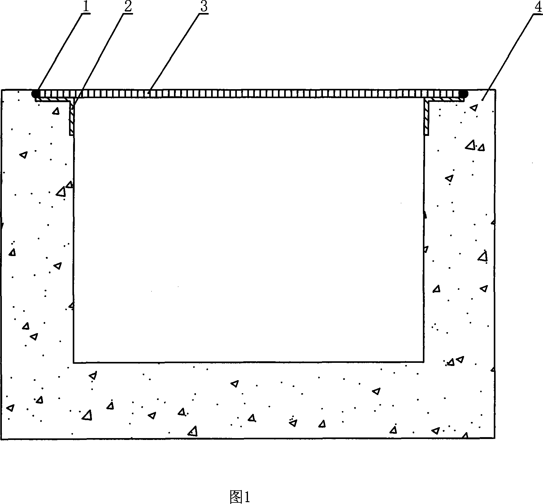 Method for paving channel steel cover plate