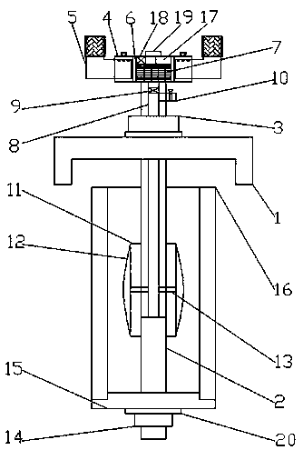 Cylinder sleeve demounting device high in safety performance