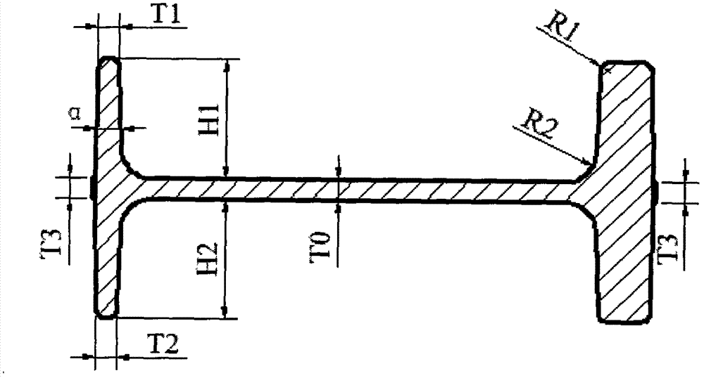 High-strength aluminum alloy type equal-temperature forging die with large height and thickness ratio and net shape