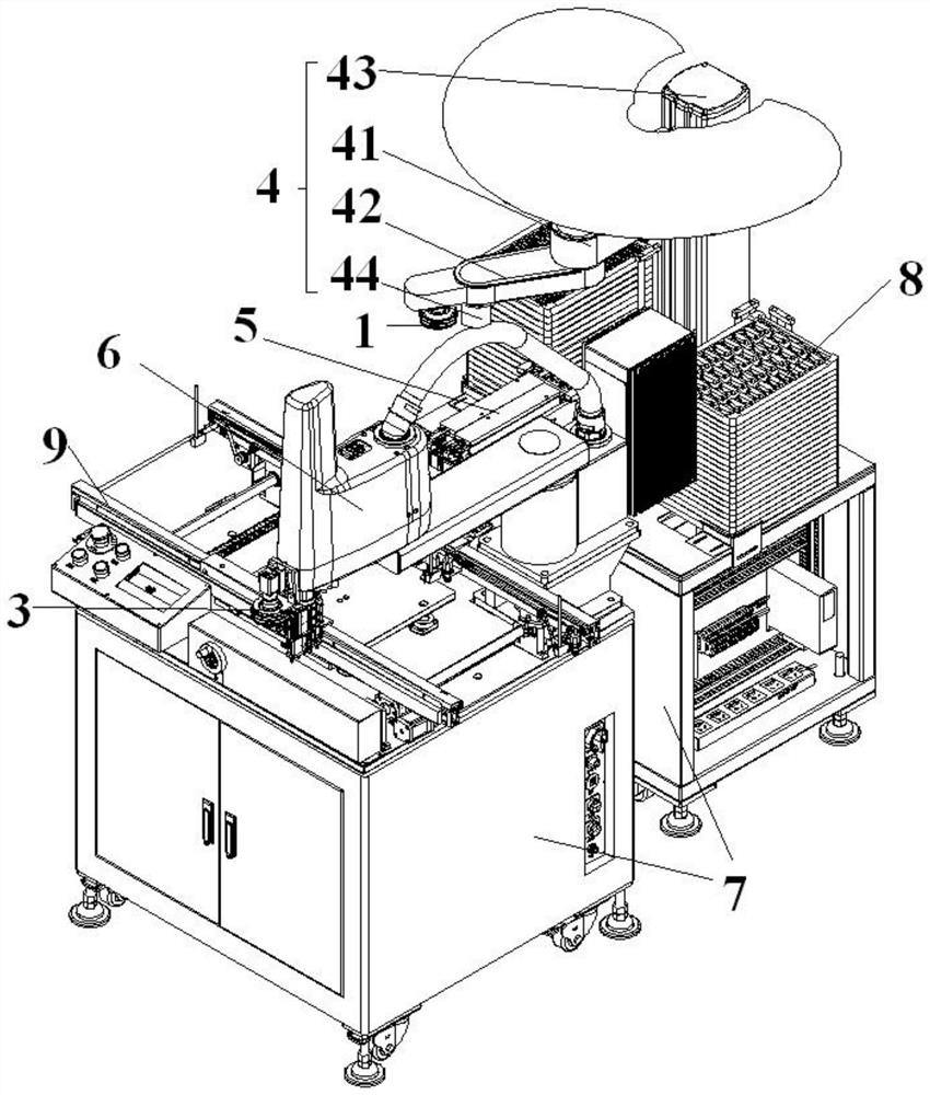 Intelligent screw mounting equipment and method for industrial distribution box