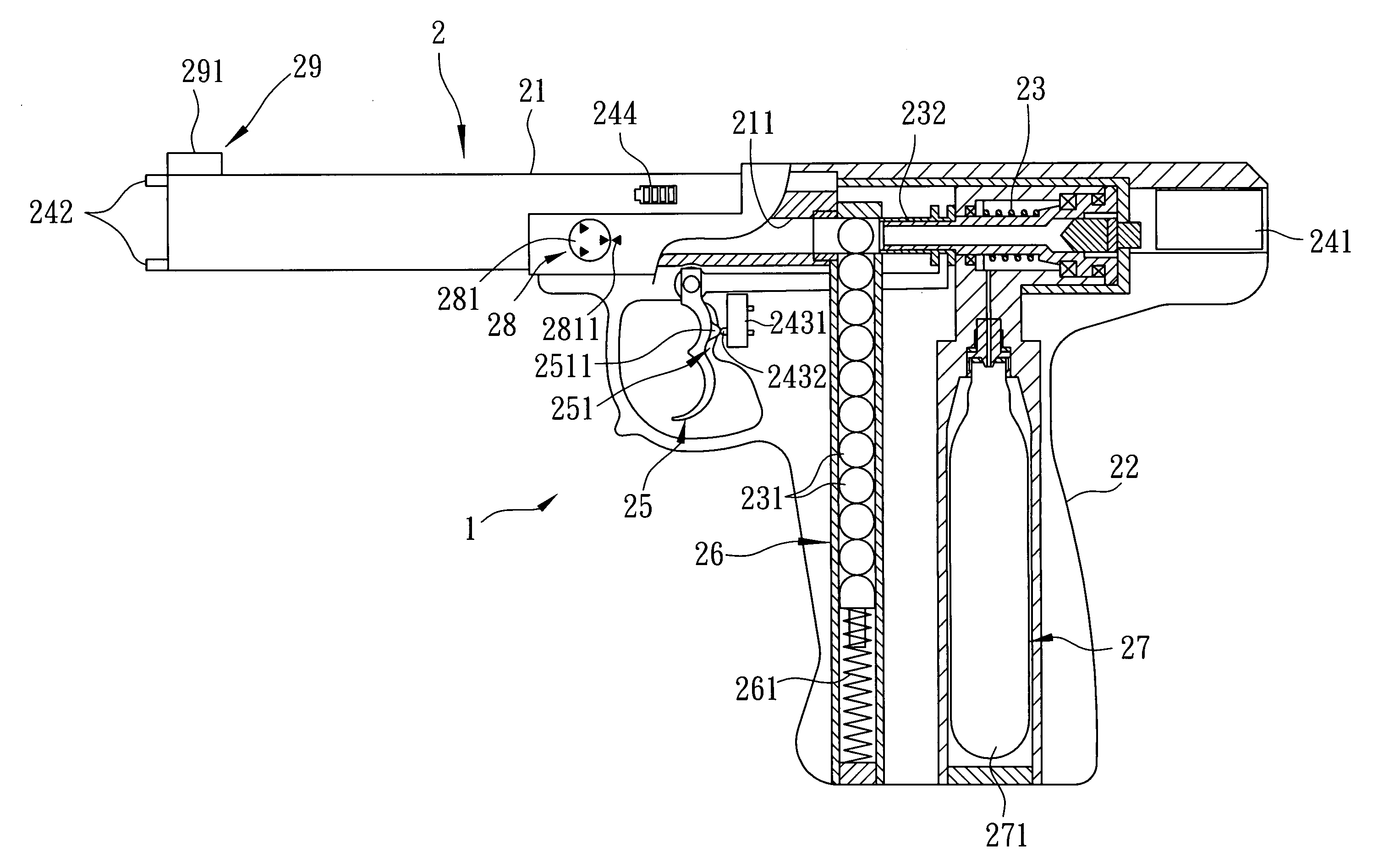 Multi-function electroshock gun