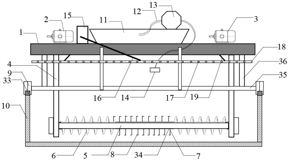 Decomposition system and method for high water content construction dregs