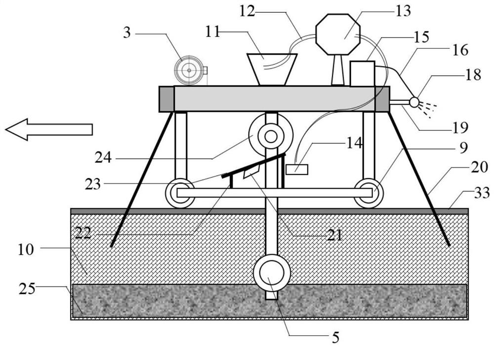 Decomposition system and method for high water content construction dregs