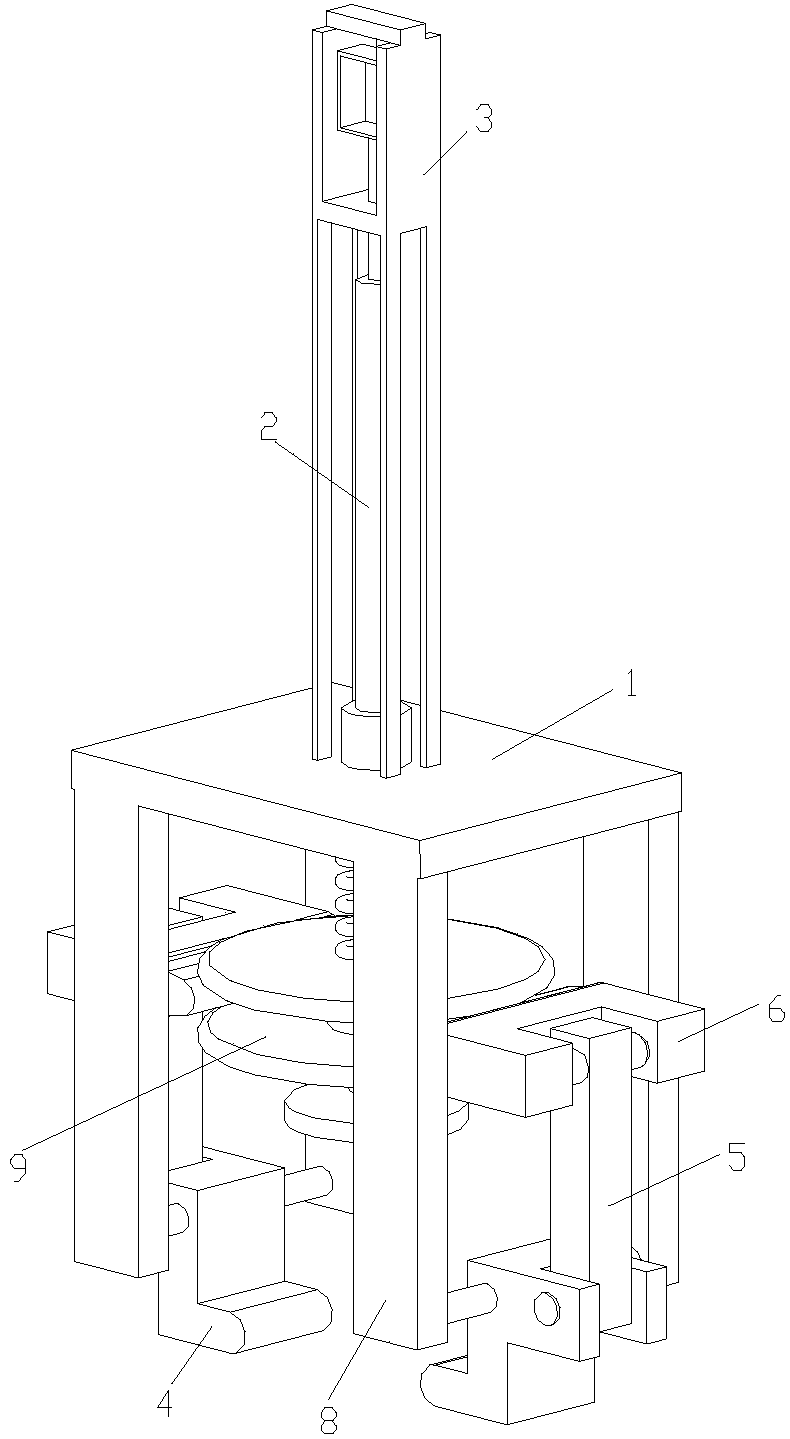 Manual clamping structure