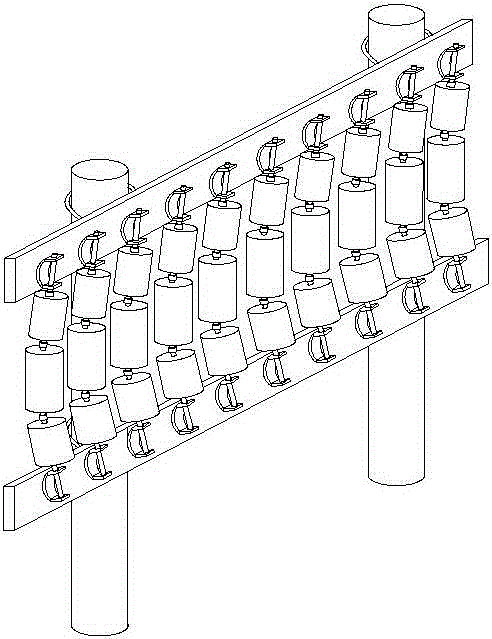 A road safety buffer protection device