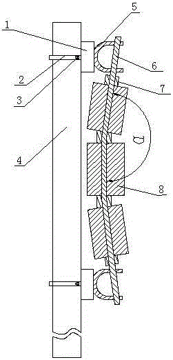 A road safety buffer protection device