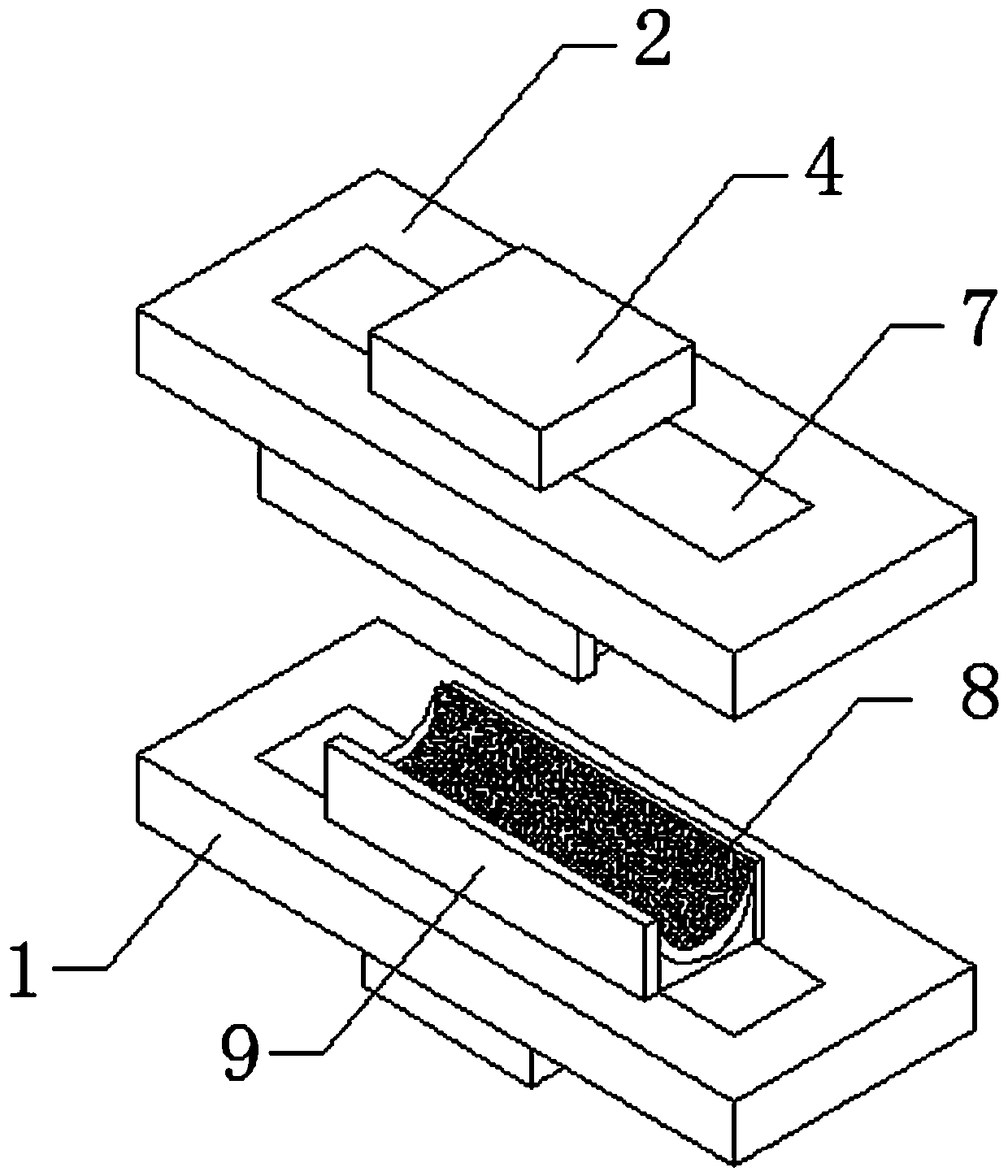 Grinding device for domestic rusted steel pipe