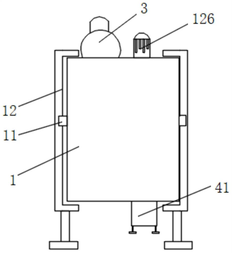 Asphalt melting device for highway engineering