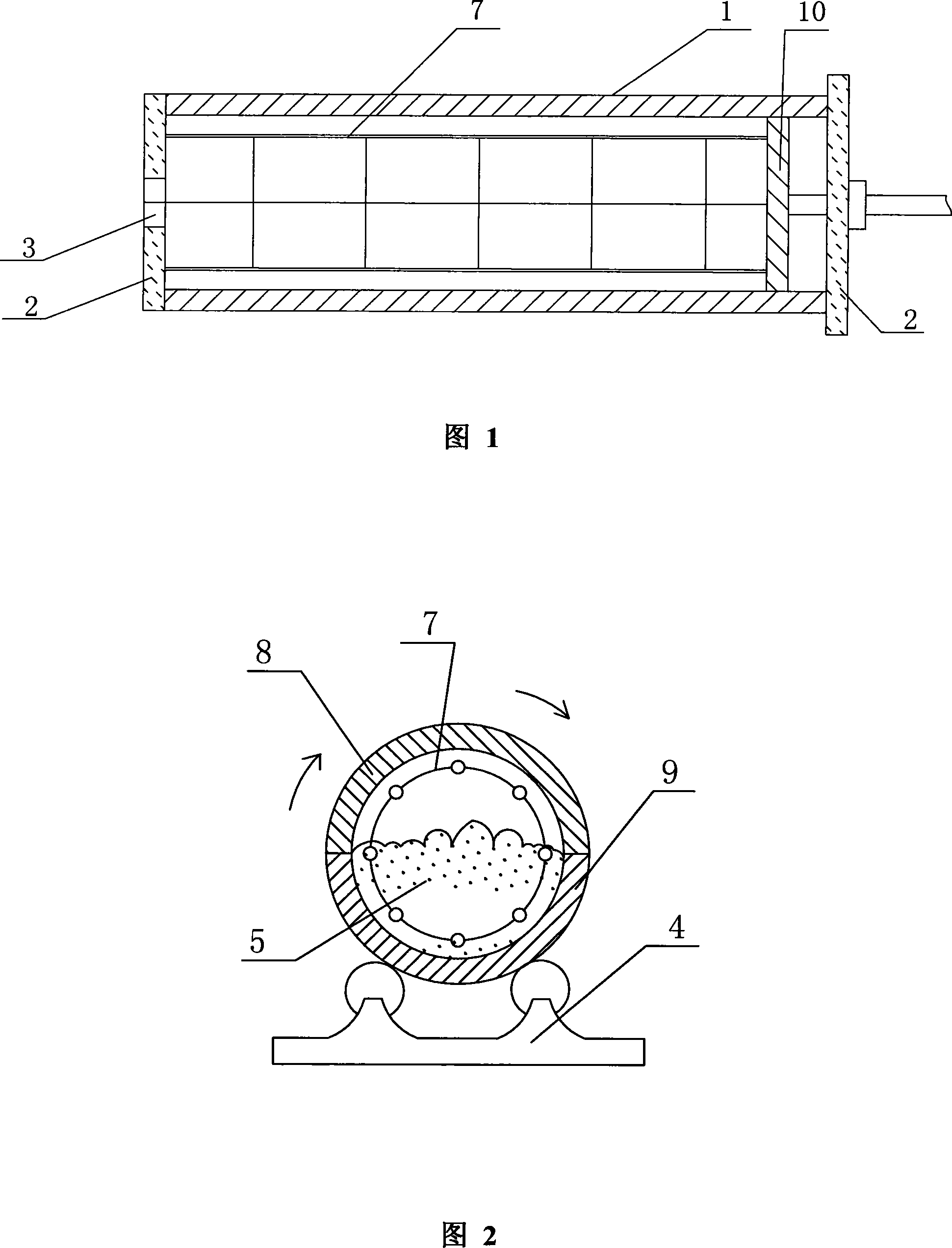 Pipe pile production technology and apparatus for axial distribution after mould combination