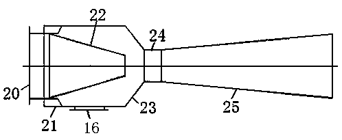 Device used for absorbing VOC with high boiling point solvent and recycling