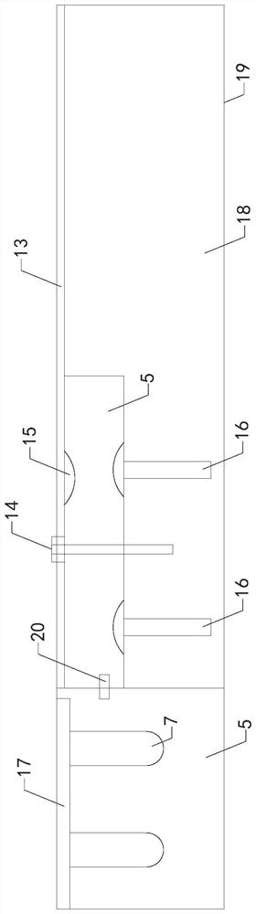 Wire trough plate for circuit connection between graphene and carbon crystal floor heating modules