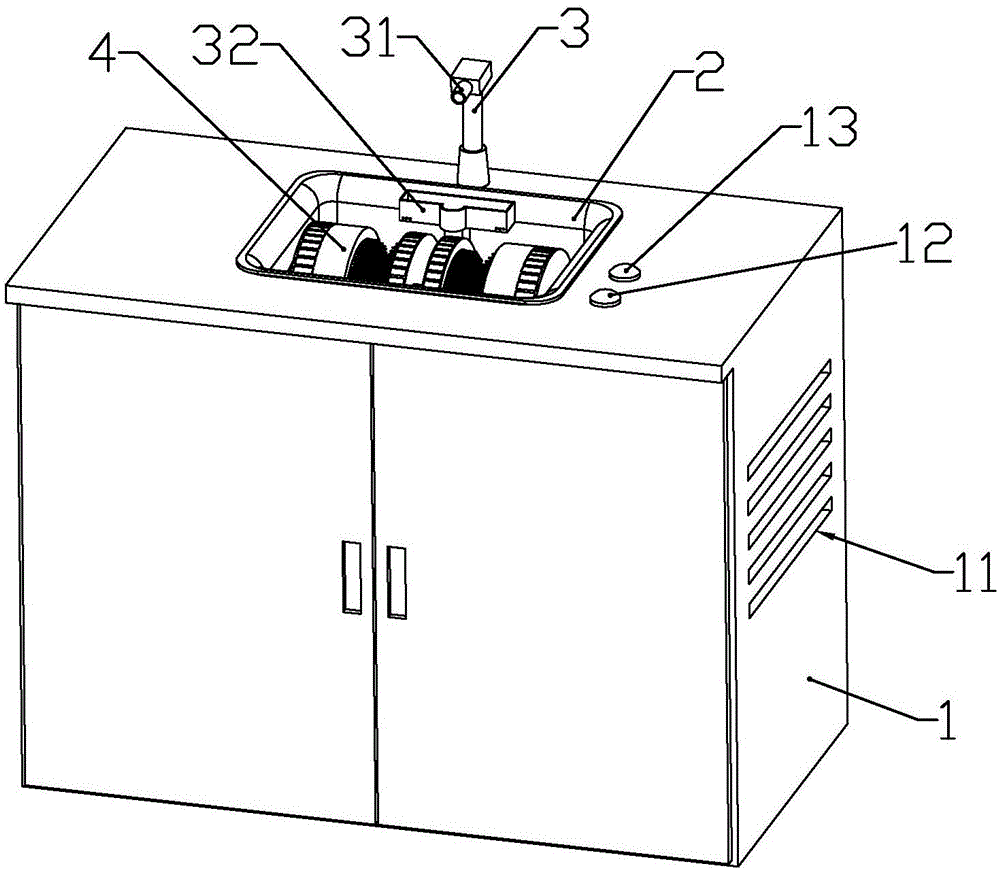 Automatic hand washer-dryer