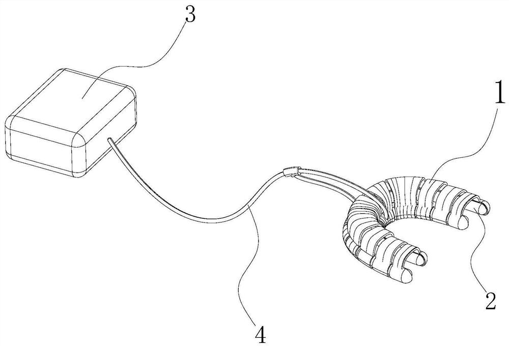 Pneumatic gum massager