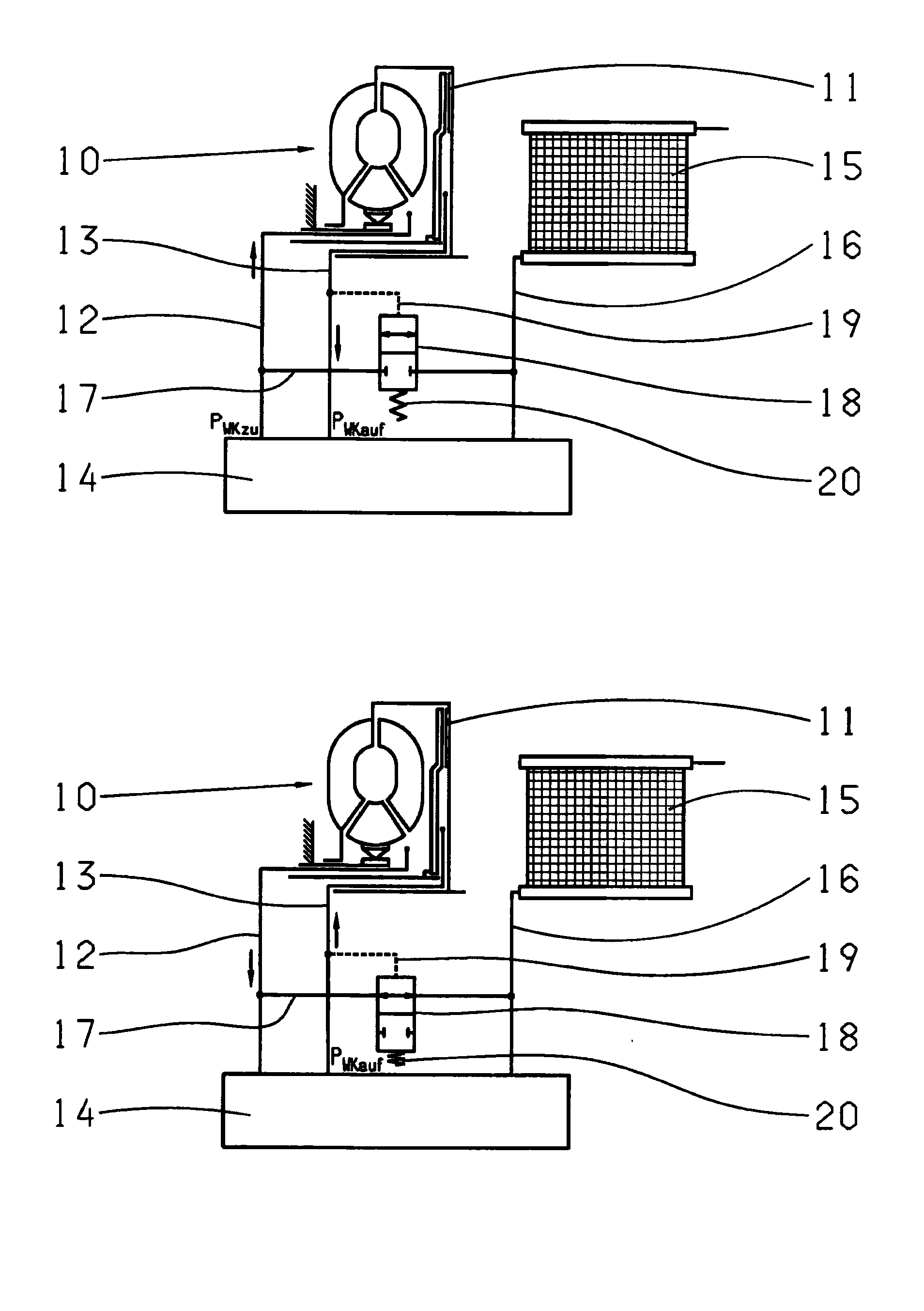 Hydraulic circuit arrangement for operating a hydrodynamic torque converter