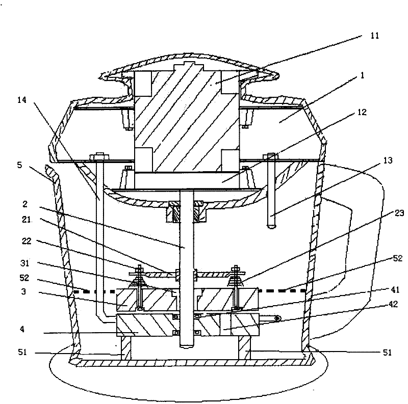 Novel pulping mechanism and pulping machine