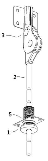 Sofa backrest connecting device