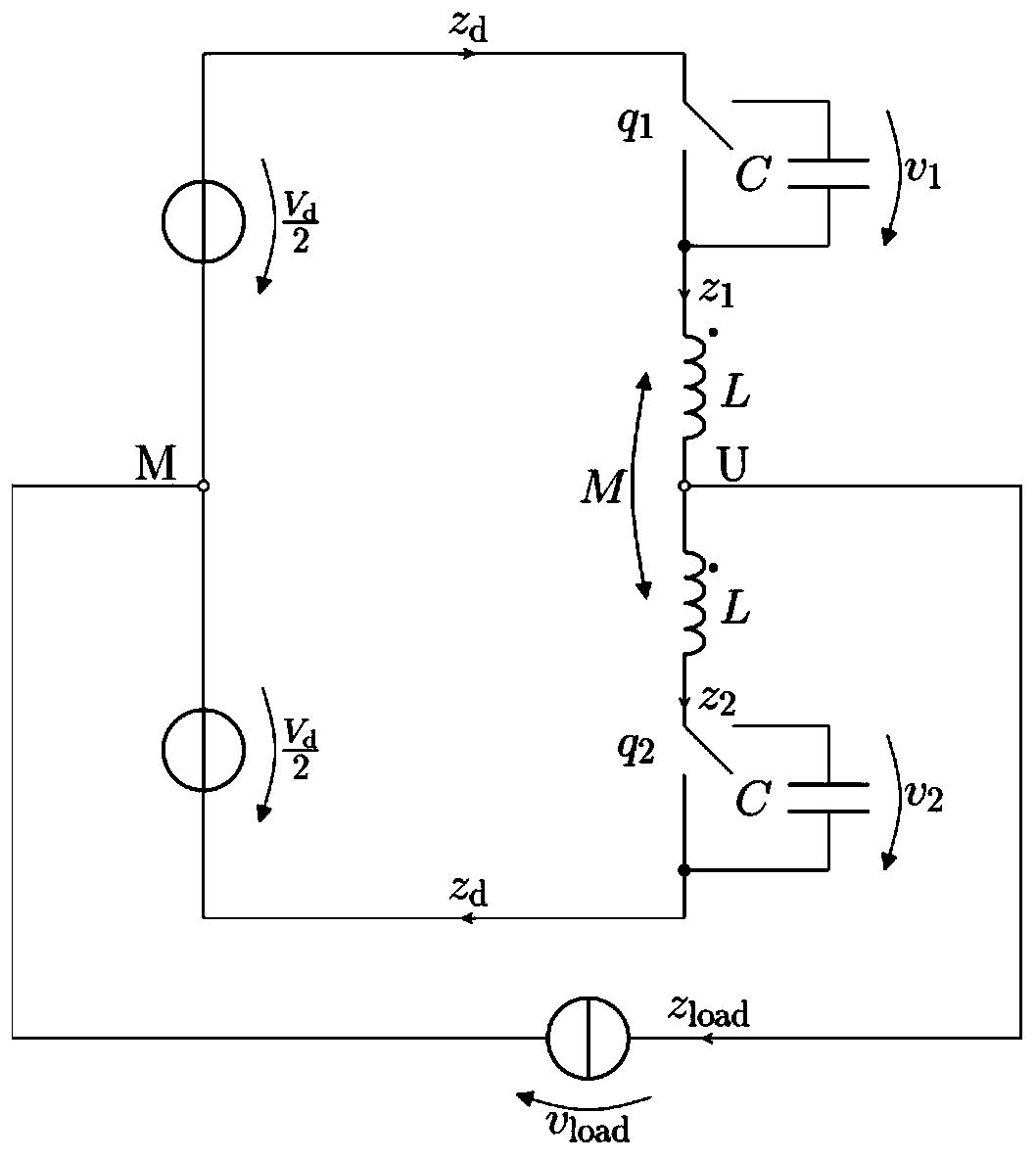 Modeling control method of modular multilevel converter based on singular perturbation