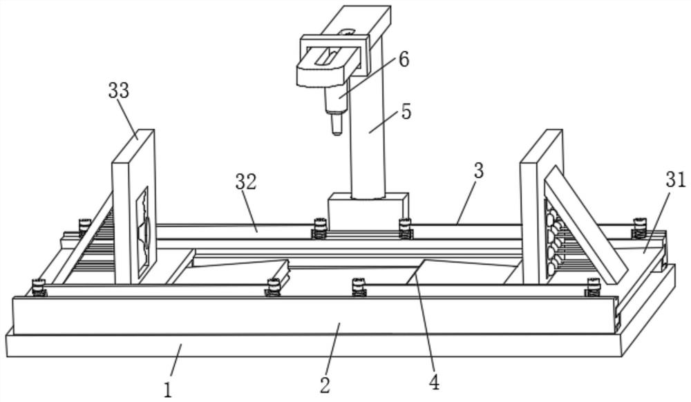 Intelligent mobile positioning and punching device for mechanical manufacturing
