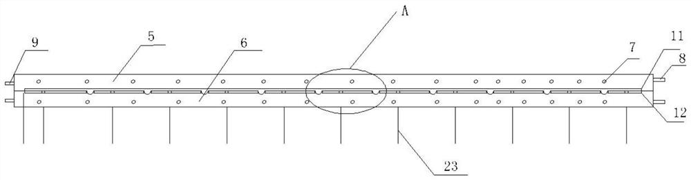 Halogenated butyl rubber plug coated with Teflon, profiling mold and production process